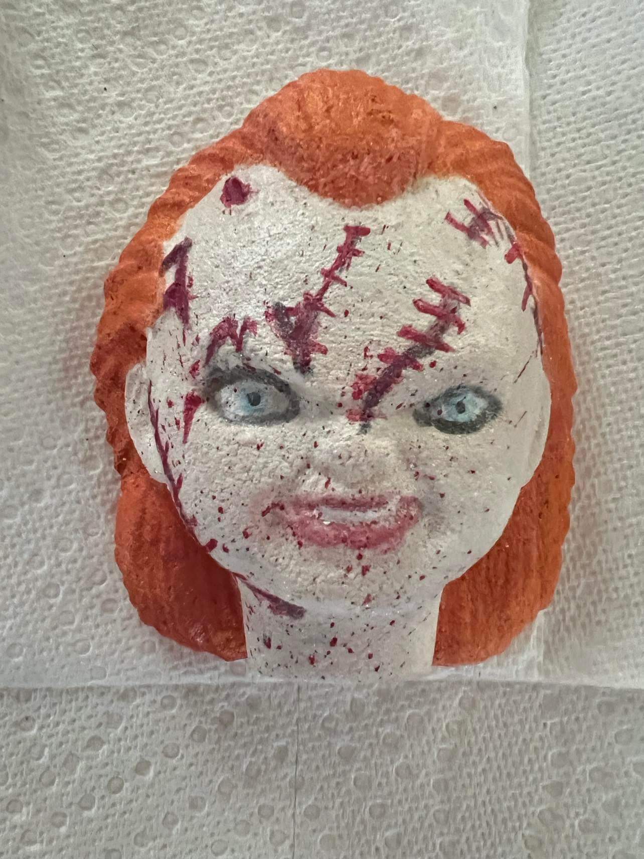 Scary Orange Hair Doll